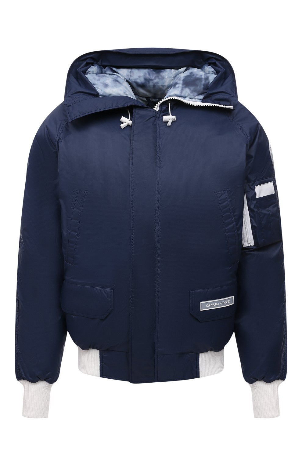 Мужской темносиний пуховый бомбер chilliwack glacial haze CANADA GOOSE