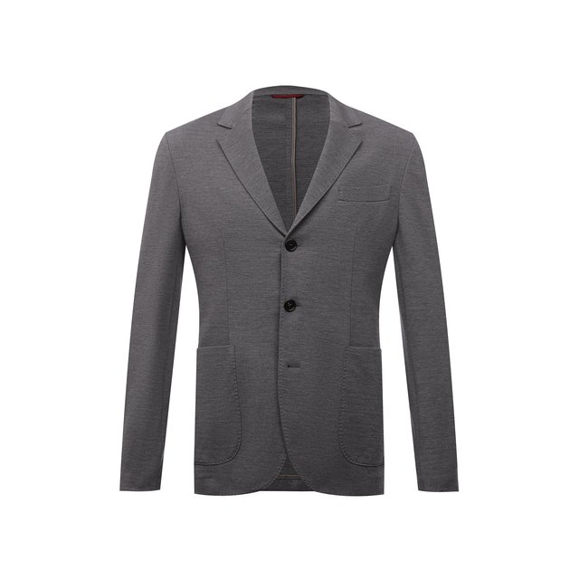 Пиджак из шелка и хлопка Brunello Cucinelli MQ8588J01