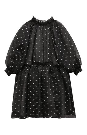 Детское платье space ZHANNA & ANNA черного цвета, арт. ZAOZ00000066 | Фото 2 (Рукава: Длинные; Материал внешний: Синтетический материал; Материал подклада: Вискоза)