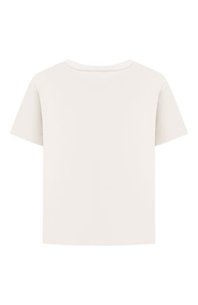Детская хлопковая футболка DOLCE & GABBANA белого цвета, арт. L4JTDM/G7A8B/2-6 | Фото 2 (Материал внешний: Хлопок; Рукава: Короткие; Региональные ограничения белый список (Axapta Mercury): RU; Ростовка одежда: 2 года | 92 см, 3 года | 98 см, 4 года | 104 см, 5 лет | 110 см, 6 лет | 116 см)