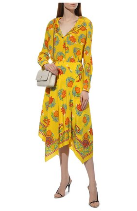 Женская шелковая юбка RALPH LAUREN желтого цвета по цене 149000 руб., арт. 290865093 | Фото 2 Женская шелковая юбка RALPH LAUREN желтого цвета, арт. 290865093 | Фото 2 (Материал внешний: Шелк; Длина Ж (юбки, платья, шорты): Миди; Материал подклада: Шелк; Женское Кросс-КТ: Юбка-одежда; Стили: Романтичный)