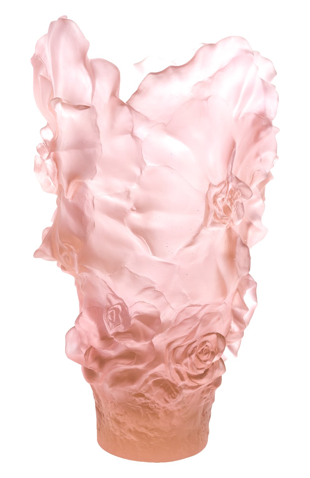 Ваза camelia magnum DAUM розового цвета, арт. 05742-1 | Фото 2 (Интерьер_коллекция: Camelia)