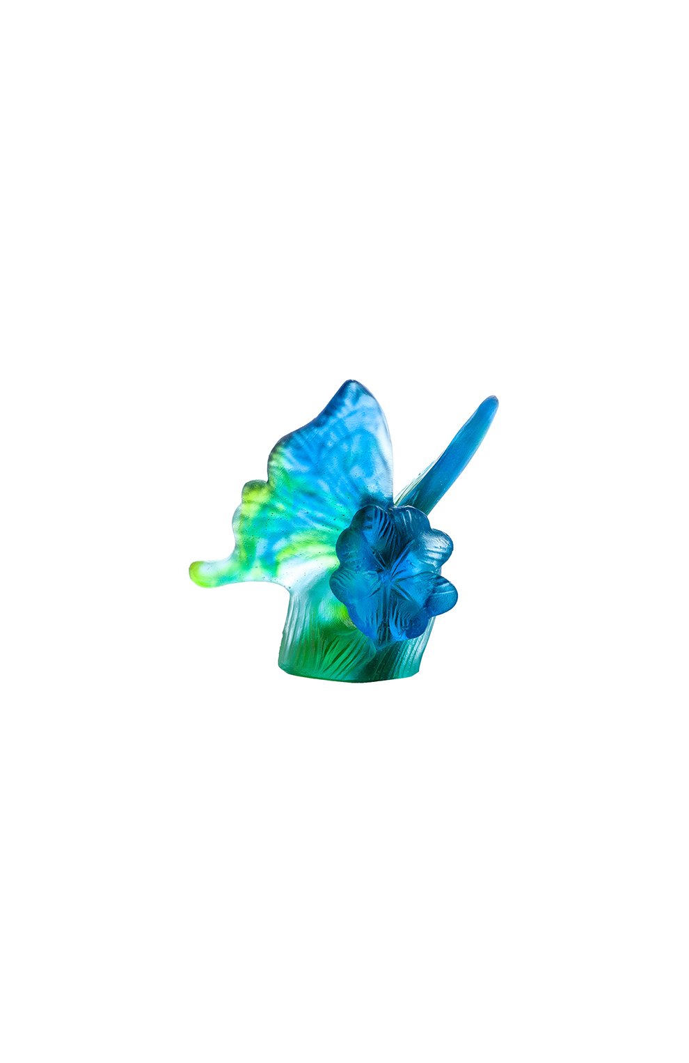 Фигурка бабочка DAUM голубого цвета, арт. 05737-1 | Фото 1 (Ограничения доставки: fragile-2)