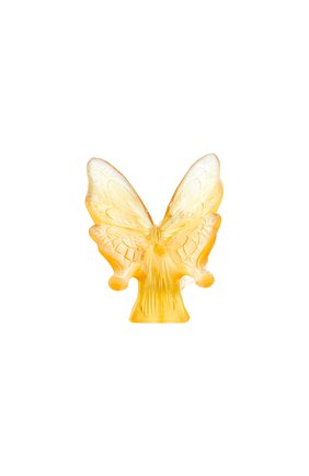 Фигурка бабочка DAUM желтого цвета, арт. 05737 | Фото 3 (Ограничения доставки: fragile-2)