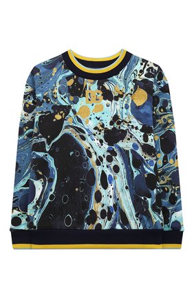 Детский хлопковый свитшот DOLCE & GABBANA синего цвета по цене 38200 руб., арт. L4JWCY/G7B8M/2-6 | Фото 1 Детский хлопковый свитшот DOLCE & GABBANA синего цвета, арт. L4JWCY/G7B8M/2-6 | Фото 1 (Материал внешний: Хлопок; Рукава: Длинные; Мальчики Кросс-КТ: Толстовка-одежда, Свитшот-одежда; Региональные ограничения белый список (Axapta Mercury): RU; Ростовка одежда: 2 года | 92 см, 3 года | 98 см, 4 года | 104 см, 5 лет | 110 см, 6 лет | 116 см)