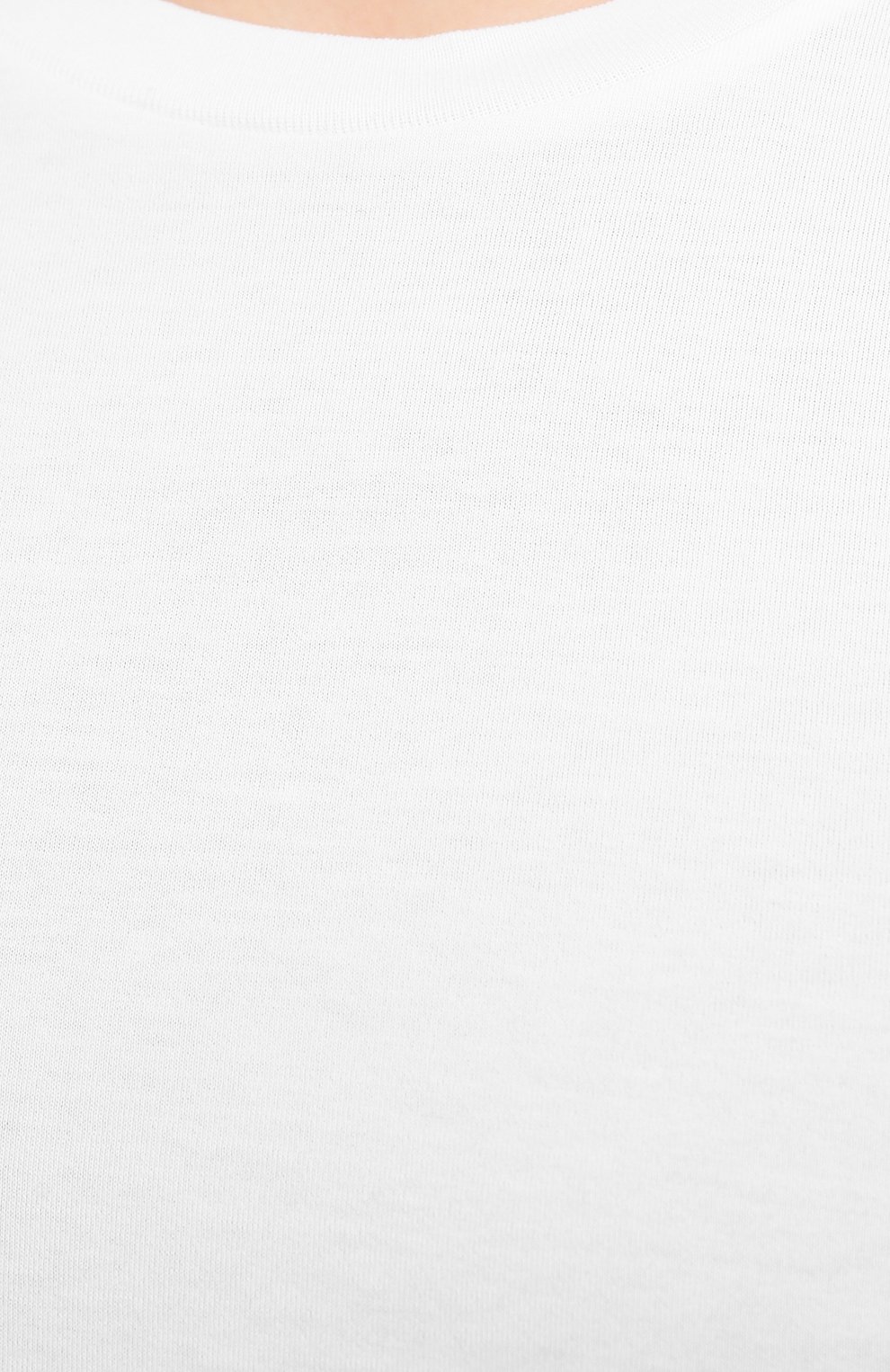 Мужская хлопковая футболка BRIONI белого цвета, арт. UJLA0L/P1613 | Фото 5 (Принт: Без принта; Рукава: Короткие; Длина (для топов): Стандартные; Материал внешний: Хлопок; Стили: Кэжуэл)