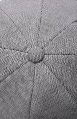 Мужская льняное кепи BRUNELLO CUCINELLI серого цвета, арт. MH4549945 | Фото 4 (Материал: Текстиль, Лен)