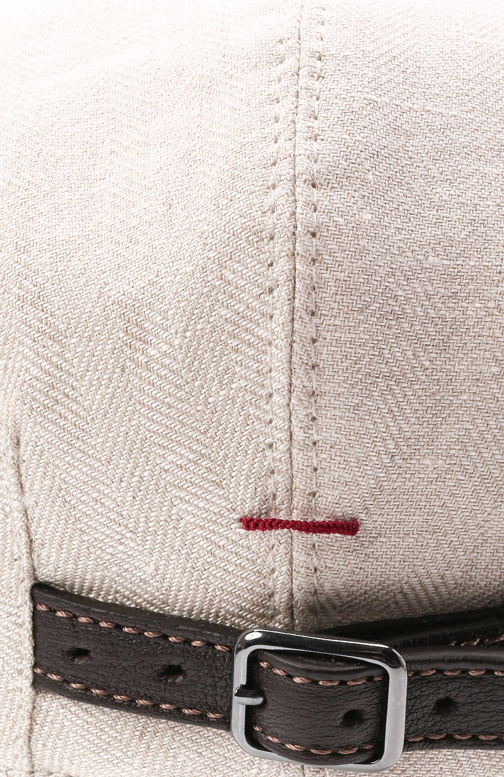 Мужская льняное кепи BRUNELLO CUCINELLI кремвого цвета, арт. MH4549958 | Фото 4 (Материал: Текстиль, Лен)