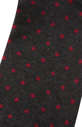 Мужские хлопковые носки GALLO темно-серого цвета, арт. AP103014 | Фото 2 (Кросс-КТ: бельё; Материал внешний: Хлопок)