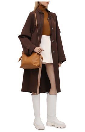 Женские кожаные сапоги perni GIA COUTURE белого цвета по цене 51650 руб., арт. PERNI07-B 102/21 | Фото 2 Женские кожаные сапоги perni GIA COUTURE белого цвета, арт. PERNI07-B 102/21 | Фото 2 (Каблук высота: Низкий; Подошва: Платформа; Материал внешний: Кожа; Материал внутренний: Натуральная кожа; Высота голенища: Средние; Материал утеплителя: Без утеплителя)