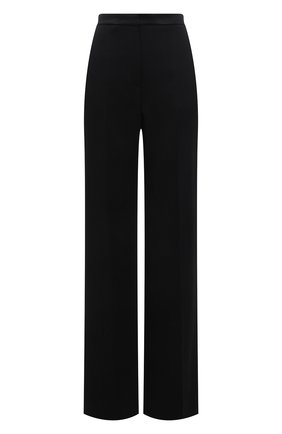 Женские брюки из вискозы GIORGIO ARMANI черного цвета по цене 97900 руб., арт. 2SHPP0MW/T03C9 | Фото 1 Женские брюки из вискозы GIORGIO ARMANI черного цвета, арт. 2SHPP0MW/T03C9 | Фото 1 (Длина (брюки, джинсы): Удлиненные; Материал внешний: Вискоза; Стили: Классический; Силуэт Ж (брюки и джинсы): Широкие; Женское Кросс-КТ: Брюки-одежда)