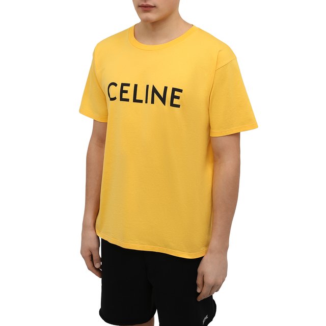 фото Хлопковая футболка celine