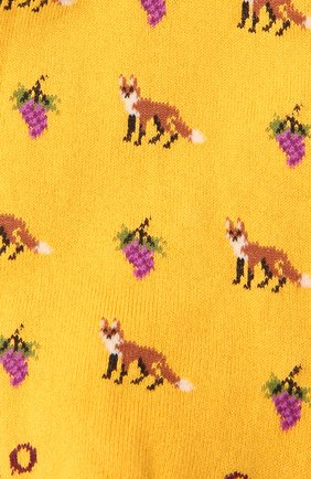 Мужские носки GALLO желтого цвета, арт. AP512135 | Фото 2 (Материал внешний: Хлопок, Синтетический материал; Кросс-КТ: бельё)