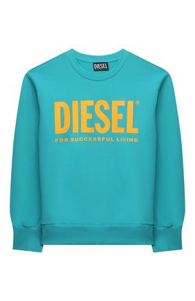 Детский хлопковый свитшот DIESEL голубого цвета по цене 6695 руб., арт. J00245-0IAJH | Фото 1 Детский хлопковый свитшот DIESEL голубого цвета, арт. J00245-0IAJH | Фото 1 (Материал внешний: Хлопок; Рукава: Длинные; Мальчики Кросс-КТ: Толстовка-одежда, Свитшот-одежда; Ростовка одежда: 10 - 11 лет | 140 - 146см, 12 лет | 152 см, 13 - 15 лет | 158 см, 16 лет | 164 см, 8 лет | 128 см)