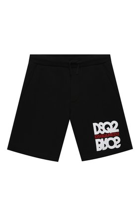 Детские хлопковые шорты DSQUARED2 черного цвета по цене 14150 руб., арт. DQ0865-D002Y | Фото 1 Детские хлопковые шорты DSQUARED2 черного цвета, арт. DQ0865-D002Y | Фото 1 (Материал внешний: Хлопок; Ростовка одежда: 10 - 11 лет | 140 - 146см, 12 лет | 152 см, 13 - 15 лет | 158 см, 16 лет | 164 см, 4 года | 104 см, 6 лет | 116 см, 8 лет | 128 см)