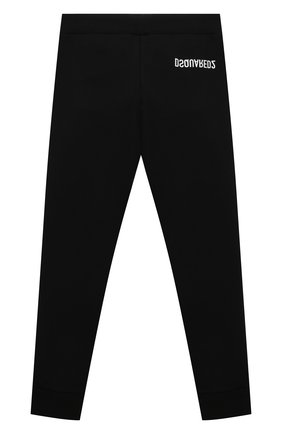 Детские хлопковые брюки DSQUARED2 черного цвета по цене 16500 руб., арт. DQ0825-D002Y | Фото 2 Детские хлопковые брюки DSQUARED2 черного цвета, арт. DQ0825-D002Y | Фото 2 (Материал внешний: Хлопок; Случай: Повседневный; Ростовка одежда: 10 - 11 лет | 140 - 146см, 12 лет | 152 см, 13 - 15 лет | 158 см, 16 лет | 164 см, 4 года | 104 см, 6 лет | 116 см, 8 лет | 128 см)