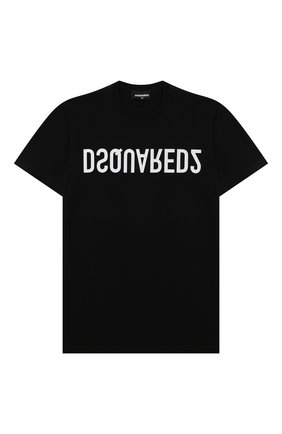 Детская хлопковая футболка DSQUARED2 черного цвета по цене 9435 руб., арт. DQ0793-D002F | Фото 1 Детская хлопковая футболка DSQUARED2 черного цвета, арт. DQ0793-D002F | Фото 1 (Материал внешний: Хлопок; Рукава: Короткие; Ростовка одежда: 10 - 11 лет | 140 - 146см, 12 лет | 152 см, 13 - 15 лет | 158 см, 16 лет | 164 см, 4 года | 104 см, 6 лет | 116 см, 8 лет | 128 см)