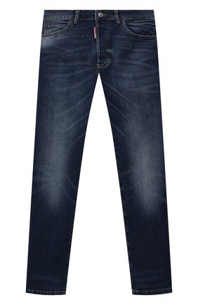 Детские джинсы DSQUARED2 синего цвета по цене 22400 руб., арт. DQ0501-D009C | Фото 1 Детские джинсы DSQUARED2 синего цвета, арт. DQ0501-D009C | Фото 1 (Материал внешний: Хлопок; Детали: Потертости; Ростовка одежда: 10 - 11 лет | 140 - 146см, 12 лет | 152 см, 13 - 15 лет | 158 см, 16 лет | 164 см, 4 года | 104 см, 6 лет | 116 см, 8 лет | 128 см)