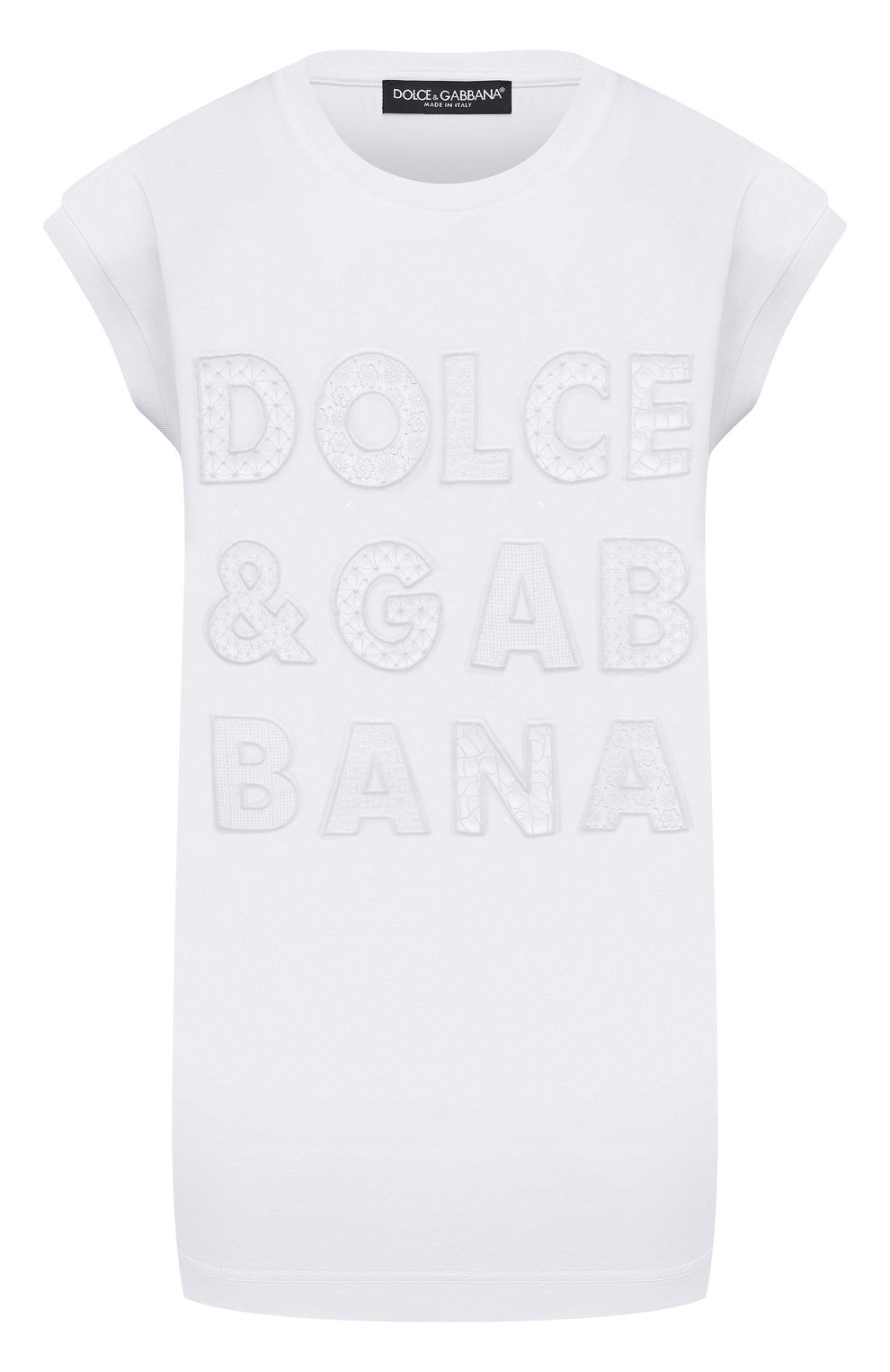 Хлопковая футболка Dolce & Gabbana F8M69Z/G7BRK