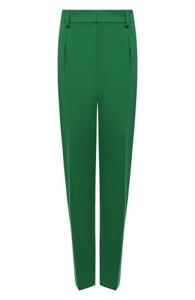 Женские шерстяные брюки RALPH LAUREN зеленого цвета, арт. 290865068 | Фото 1 (Длина (брюки, джинсы): Стандартные; Материал внешний: Шерсть; Стили: Кэжуэл; Женское Кросс-КТ: Брюки-одежда; Силуэт Ж (брюки и джинсы): Узкие)