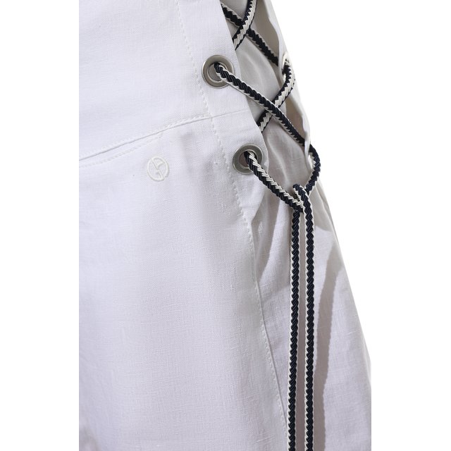 Льняные шорты Giorgio Armani 2SHPB01A/T037Y Фото 5