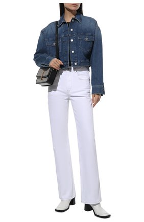 Женская джинсовая куртка ISABEL MARANT ETOILE синего цвета по цене 43650 руб., арт. VE1727-22P022E/TADIA | Фото 2 Женская джинсовая куртка ISABEL MARANT ETOILE синего цвета, арт. VE1727-22P022E/TADIA | Фото 2 (Рукава: Длинные; Материал внешний: Хлопок, Деним; Длина (верхняя одежда): Короткие; Стили: Кэжуэл; Кросс-КТ: Деним, Куртка)