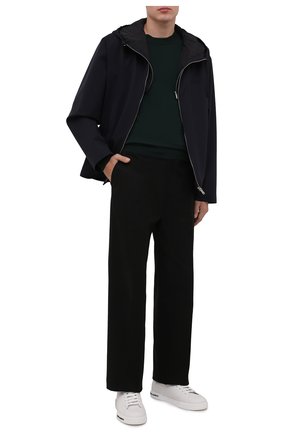Мужская шерстяная куртка VALENTINO темно-синего цвета, арт. XV3CJG70802 | Фото 2 (Рукава: Длинные; Длина (верхняя одежда): Короткие; Материал внешний: Шерсть; Материал подклада: Синтетический материал; Мужское Кросс-КТ: шерсть и кашемир; Кросс-КТ: Куртка; Стили: Минимализм; Региональные ограничения белый список (Axapta Mercury): RU)