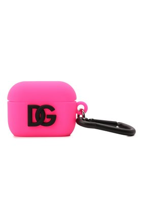 Чехол для airpods pro DOLCE & GABBANA фуксия цвета по цене 16350 руб., арт. BI3106/AW401 | Фото 1 Чехол для airpods pro DOLCE & GABBANA фуксия цвета, арт. BI3106/AW401 | Фото 1 (Материал: Пластик)