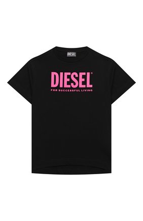 Детское хлопковое платье DIESEL черного цвета по цене 7825 руб., арт. J00603-00YI9 | Фото 1 Детское хлопковое платье DIESEL черного цвета, арт. J00603-00YI9 | Фото 1 (Материал внешний: Хлопок; Рукава: Короткие; Ростовка одежда: 10 - 11 лет | 140 - 146см, 12 лет | 152 см, 13 - 15 лет | 158 см, 16 лет | 164 см, 4 года | 104 см, 6 лет | 116 см, 8 лет | 128 см)