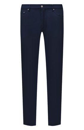 Мужские хлопковые брюки PAUL&SHARK темно-синего цвета, арт. C0P4001/FEG | Фото 1 (Материал внешний: Хлопок; Длина (брюки, джинсы): Стандартные; Случай: Повседневный; Стили: Кэжуэл; Региональные ограничения белый список (Axapta Mercury): RU)