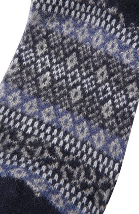 Мужские кашемировые носки PANTHERELLA темно-синего цвета, арт. 57006 | Фото 2 (Материал внешний: Шерсть, Кашемир; Кросс-КТ: бельё; Региональные ограничения белый список (Axapta Mercury): RU)