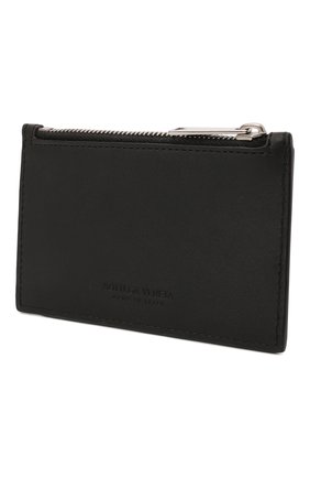 Мужской кожаный футляр для кредитных карт BOTTEGA VENETA черного цвета, арт. 679802/VCPQ3 | Фото 2 (Материал: Натуральная кожа)