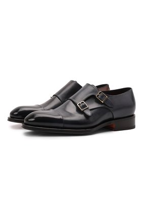 Мужские кожаные монки SANTONI разноцветного цвета по цене 96750 руб., арт. MCCG17736MC8HMIYU29 | Фото 1 Мужские кожаные монки SANTONI разноцветного цвета, арт. MCCG17736MC8HMIYU29 | Фото 1 (Материал внутренний: Натуральная кожа; Материал внешний: Кожа; Стили: Классический; Длина стельки: 24,7, 25,9, 26,8, 27,6, 25,1, 25,5, 26,4)