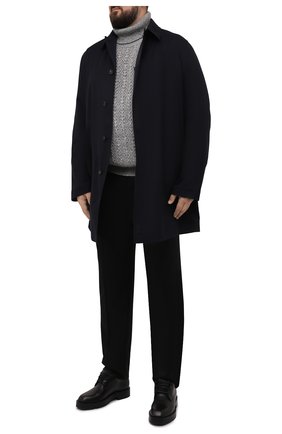 Мужской кашемировый свитер KITON серого цвета по цене 488000 руб., арт. UMK0093M/4XL-8XL | Фото 2 Мужской кашемировый свитер KITON серого цвета, арт. UMK0093M/4XL-8XL | Фото 2 (Длина (для топов): Удлиненные; Рукава: Длинные; Материал внешний: Кашемир, Шерсть; Мужское Кросс-КТ: Свитер-одежда; Принт: Без принта; Стили: Кэжуэл; Big sizes: Big Sizes)