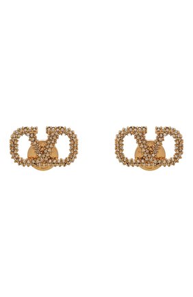 Женские серьги VALENTINO золотого цвета по цене 36300 руб., арт. XW2J0F85YCW | Фото 1 Женские серьги VALENTINO золотого цвета, арт. XW2J0F85YCW | Фото 1 (Материал: Металл)