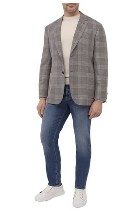 Мужской пиджак из шерсти и шелка BRIONI коричневого цвета по цене 446000 руб., арт. RGL50P/P1A81/PLUME | Фото 2 Мужской пиджак из шерсти и шелка BRIONI коричневого цвета, арт. RGL50P/P1A81/PLUME | Фото 2 (Рукава: Длинные; Длина (для топов): Стандартные; Материал внешний: Шерсть; Материал подклада: Купро; Случай: Повседневный; 1-2-бортные: Однобортные; Пиджаки М: Приталенный; Стили: Кэжуэл; Региональные ограничения белый список (Axapta Mercury): RU)