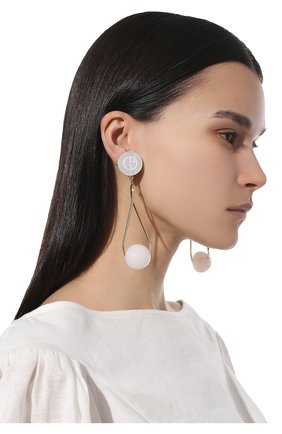 Женская клипсы GIORGIO ARMANI кремвого цвета по цене 0 руб., арт. 61S654 2R764 | Фото 2 Женская клипсы GIORGIO ARMANI кремвого цвета, арт. 61S654 2R764 | Фото 2 (Женское Кросс-КТ: Клипсы-серьги; Материал: Металл)