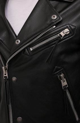Мужская кожаная куртка TOM FORD черного цвета, арт. BZ475/TFL829 | Фото 5 (Кросс-КТ: Куртка; Рукава: Длинные; Стили: Панк; Региональные ограничения белый список (Axapta Mercury): RU; Материал внешний: Натуральная кожа; Мужское Кросс-КТ: Кожа и замша; Длина (верхняя одежда): Короткие; Материал подклада: Купро)