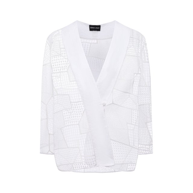 Блузка Giorgio Armani белого цвета