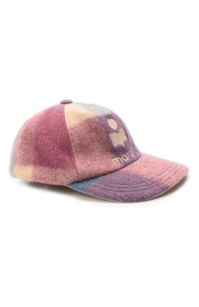 Женская бейсболка ISABEL MARANT розового цвета, арт. CQ0015-22P030A/TYR0N | Фото 1 (Материал: Текстиль, Синтетический материал)