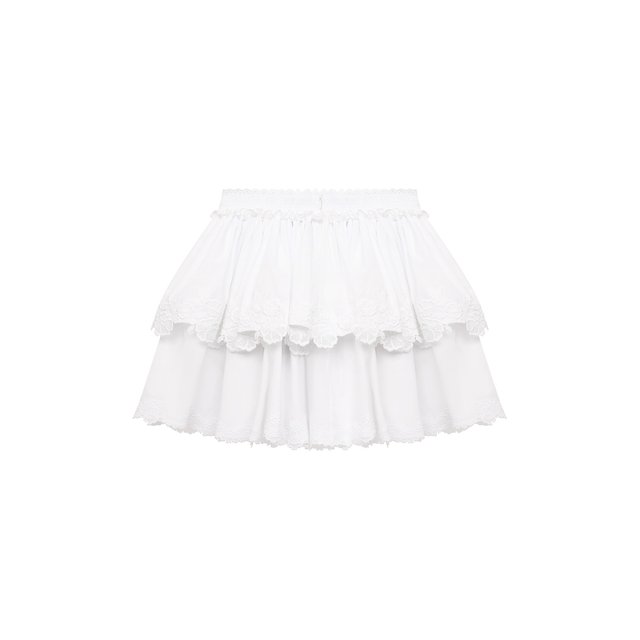 Хлопковая юбка Dolce & Gabbana L54I23/FU5GK/8-14 Фото 2
