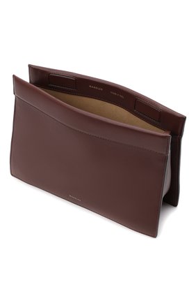 Женская сумка hanna medium WANDLER темно-коричневого цвета по цене 51500 руб., арт. HANNAH BAG | Фото 4 Женская сумка hanna medium WANDLER темно-коричневого цвета, арт. HANNAH BAG | Фото 4 (Сумки-технические: Сумки top-handle; Размер: medium; Материал: Натуральная кожа)