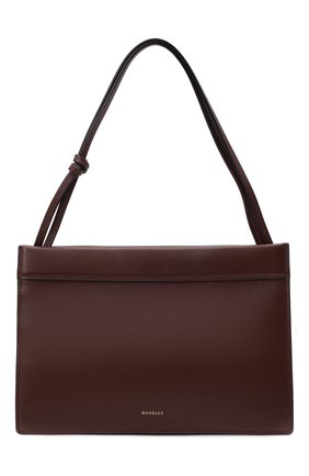 Женская сумка hanna medium WANDLER темно-коричневого цвета, арт. HANNAH BAG | Фото 6 (Сумки-технические: Сумки top-handle; Размер: medium; Материал: Натуральная кожа)