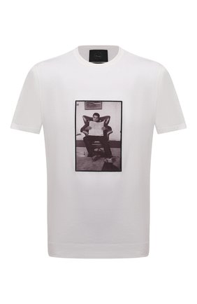 Мужская хлопковая футболка LIMITATO белого цвета по цене 18650 руб., арт. FINANCIAL/T-SHIRT | Фото 1 Мужская хлопковая футболка LIMITATO белого цвета, арт. FINANCIAL/T-SHIRT | Фото 1 (Материал внешний: Хлопок; Рукава: Короткие; Длина (для топов): Стандартные; Принт: С принтом; Стили: Гранж)