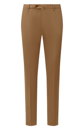 Мужские хлопковые брюки LORO PIANA светло-коричневого цвета, арт. FAE8346 | Фото 1 (Длина (брюки, джинсы): Стандартные; Материал внешний: Хлопок; Случай: Повседневный; Силуэт М (брюки): Чиносы; Стили: Кэжуэл)