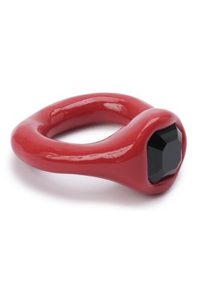 Женское кольцо LILI ARCHIVE красного цвета, арт. RM22C66S100 | Фото 1 (Материал: Керамика)