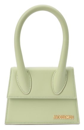 Женская сумка le chiquito moyen JACQUEMUS светло-зеленого цвета по цене 53050 руб., арт. 213BA002-3060 | Фото 1 Женская сумка le chiquito moyen JACQUEMUS светло-зеленого цвета, арт. 213BA002-3060 | Фото 1 (Материал: Натуральная кожа; Ремень/цепочка: На ремешке; Размер: mini; Сумки-технические: Сумки top-handle, Сумки через плечо)