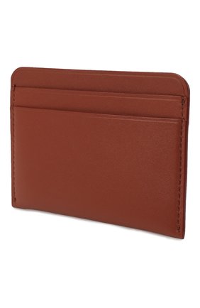 Женский кожаный футляр для кредитных карт LORO PIANA коричневого цвета, арт. FAM2040 | Фото 2 (Материал: Натуральная кожа)