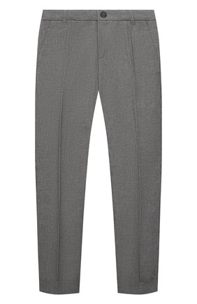 Детские хлопковые брюки BONPOINT серого цвета, арт. S01BPAWO0901(294)_842690 | Фото 1 (Материал внешний: Хлопок)