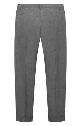 Детские хлопковые брюки BONPOINT серого цвета, арт. S01BPAWO0901(294)_842690 | Фото 2 (Материал внешний: Хлопок)